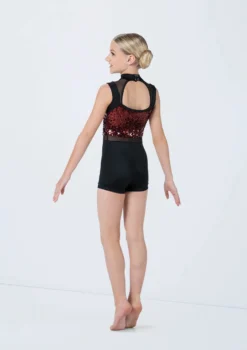 Weissman Burnin' Up -Dance Clothing Store 13499 black cherry 227 98848.1692401595