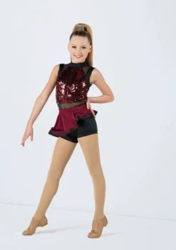 Weissman Burnin' Up -Dance Clothing Store 13499 black cherry 9513 45299.1692401594