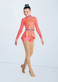Weissman Fierce -Dance Clothing Store 13705 tangerine 7031 11952.1698449943