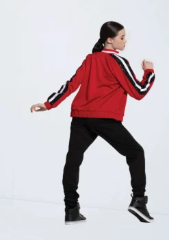Weissman Sequin Striped Track Jacket -Dance Clothing Store 14311 red SH11076 black 14323 black 5400 80417.1694130927