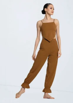 Weissman Camisole Scarf Top -Dance Clothing Store 14432 camel 14435 camel 9040 59849.1698817156