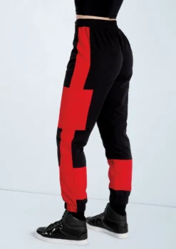 Weissman Colorblock Cargo Pants -Dance Clothing Store AH11991 red 0796 53874.1678890632