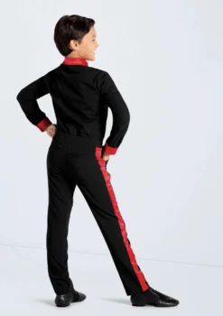 Weissman Boys Satin Collar Shirt