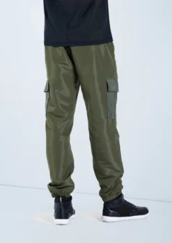 Weissman Boys Cargo Joggers -Dance Clothing Store AH12620 olive 092 55459.1678890677