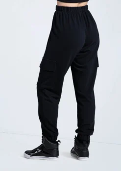 Weissman French Terry Cargo Pants -Dance Clothing Store AH12728 black 070 13563.1678890683