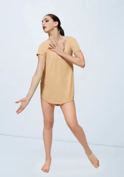 Weissman Oversized Favorite Tee Dress -Dance Clothing Store D10565 newnude 736 77060.1678890769