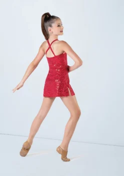 Weissman Sequin Camisole Dress