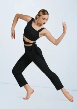 Weissman Cropped Cutout Jumpsuit -Dance Clothing Store MJ11547 black 160449 74033.1698450384