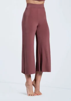 Weissman Matte Jersey Culottes -Dance Clothing Store MJ12791 rosewood 04 39265.1678891071