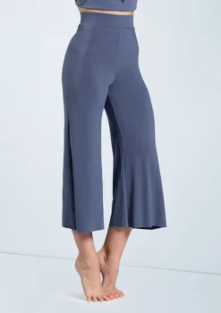 Weissman Matte Jersey Culottes -Dance Clothing Store MJ12791 slateblue 239 23162.1678891071