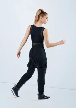 Weissman Mesh Detail Sleeveless Leotard -Dance Clothing Store MT12491 black AH10511 803 45769.1678891221