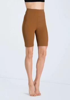 Weissman Classic Matte Bike Shorts -Dance Clothing Store MT13219 camel 005 48229.1698718712