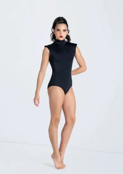 Weissman Strong Shoulder Leotard -Dance Clothing Store MT13224 black 469 85726.1698840510
