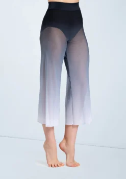 Weissman Ombre Mesh Culotte Pants -Dance Clothing Store PL12375 black 741 88428.1678891401