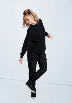 Weissman Long Sleeve Tee -Dance Clothing Store PT12725 black AH12406 black 801 47198.1698840510