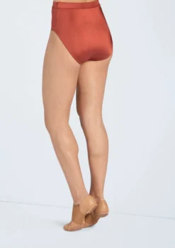 Weissman Lustre High Leg Briefs -Dance Clothing Store SH11074 paprika 0942 45636.1678891510