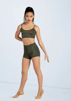 Weissman Lustre Camisole Bra Top -Dance Clothing Store SH11076 olive SH11070 olive 2242 02747.1678891517