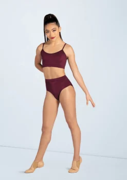 Weissman Lustre Camisole Bra Top -Dance Clothing Store SH11076 raisin SH11074 raisin 1660 26883.1678891517