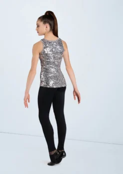 Weissman Ultra Sparkle Tank Top -Dance Clothing Store SQ9554 silver MT6789 black 2013 40016.1678891803