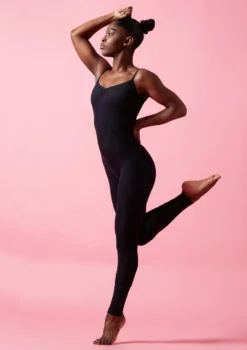 Alegra Basic Camisole Unitard - Black -Dance Clothing Store alc0125 black front 2 12451.1678871168