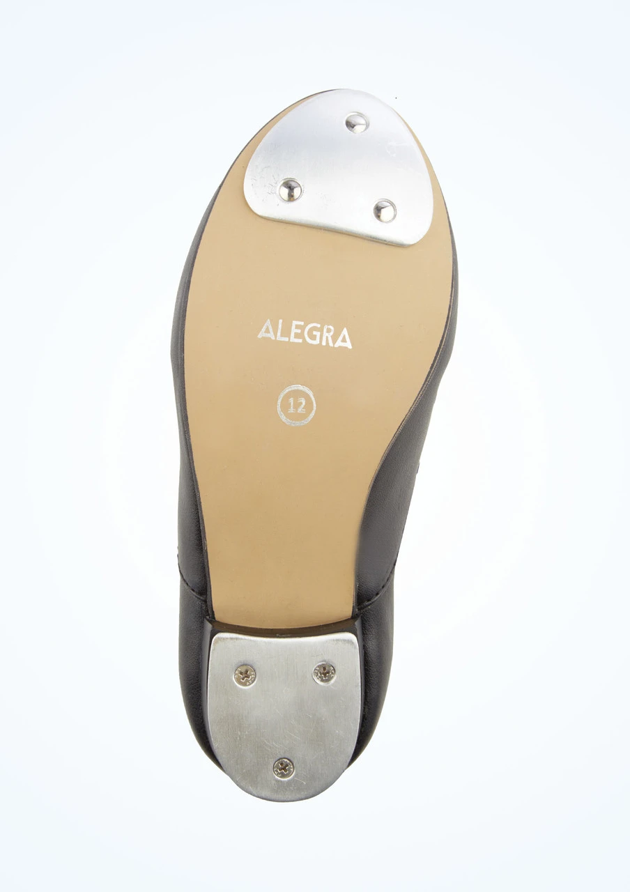 Alegra Unisex Oxford Tap Shoe - Black 3 Alegra Unisex Oxford Tap Shoe - Black - Image 3