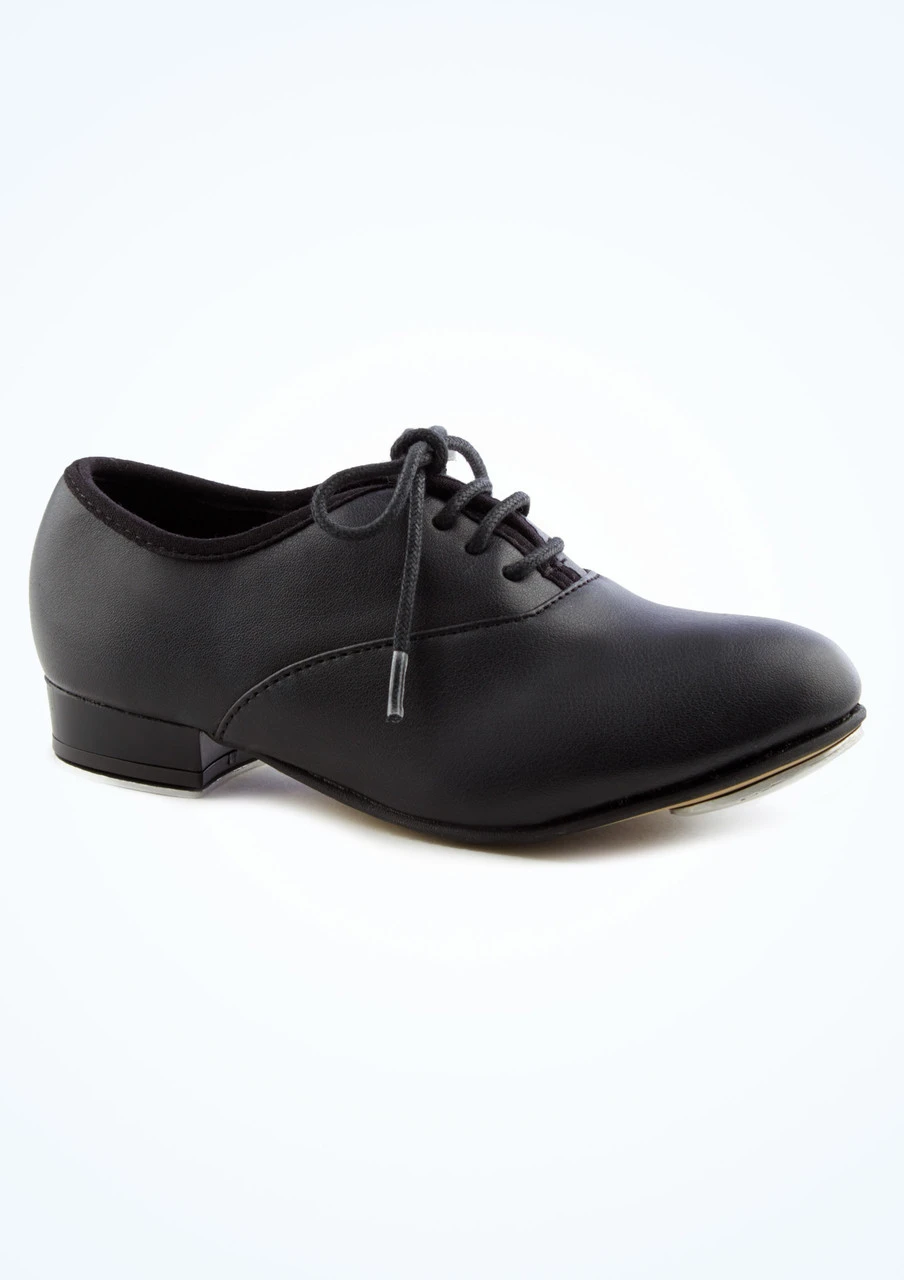 Alegra Unisex Oxford Tap Shoe - Black 4 Alegra Unisex Oxford Tap Shoe - Black - Image 4