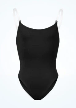 Bloch Girls Auva Bodyliner -Dance Clothing Store blcb3397 black front 20357.1691450406