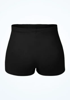 Bloch Girls Starr High Waist Shorts -Dance Clothing Store blcr3794 black back 64063.1691450416