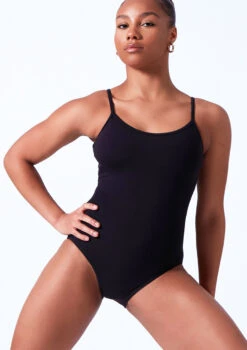 Bloch Octavia Weave Back Leotard -Dance Clothing Store bll6137 black front t 25566.1698799651