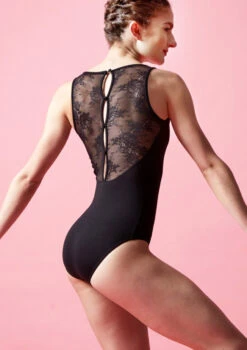 Bloch Fresia Lace Back Leotard - Black -Dance Clothing Store bll8845 blk back 1t 68649.1698799650