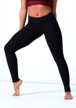 Bloch Footless Leggings -Dance Clothing Store blp3958 black front t 18813.1698799651