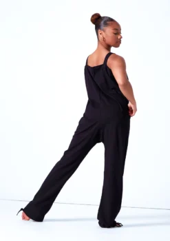 Bloch Croise Warm Up Suit -Dance Clothing Store blu0207 black back 2 53875.1678926302