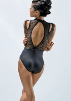 Ballet Rosa Dominique Keyhole High Neck Leotard -Dance Clothing Store br dominque keyhole high neck leotard back blk 2t 71285.1698802957