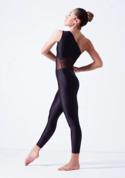 Ballet Rosa One Shoulder Unitard - Black 7 Ballet Rosa One Shoulder Unitard - Black -Dance Clothing Store brmagali black side 02462.1678926846
