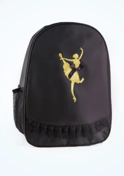 Capezio Ballet Bow Backpack -Dance Clothing Store cab280 black front 54835.1693524201