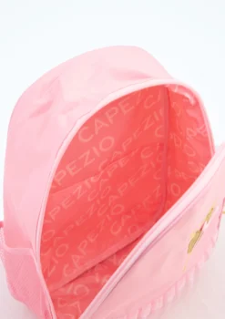 Capezio Ballet Bow Backpack -Dance Clothing Store cab280 pink close up inside 66650.1693524202