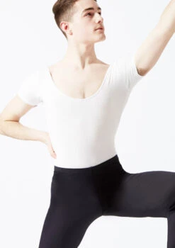 Freed RAD Mens Short Sleeve Leotard -Dance Clothing Store fraaron white front t 38351.1698806779