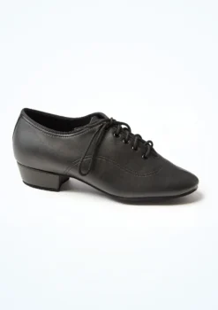 International Dance Shoes Boys MT Ballroom Shoes - 1" -Dance Clothing Store idsboysmt black side 78022.1697066957
