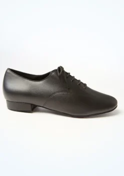 International Dance Shoes Mens MT Ballroom Shoes - 1" -Dance Clothing Store idsmt black side 20522.1697066958