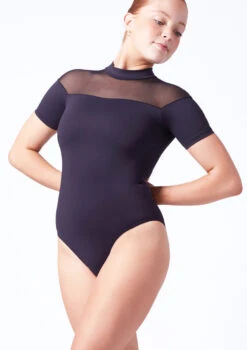 Intermezzo Cassandra Mesh Shoulder Leotard 19 Intermezzo Cassandra Mesh Shoulder Leotard -Dance Clothing Store it31163 black front t 45465.1698711793
