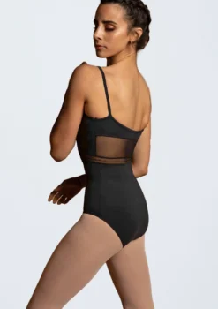 Intermezzo Camisole Ribbon Leotard -Dance Clothing Store it31608 blk sidemain t 97025.1698808413