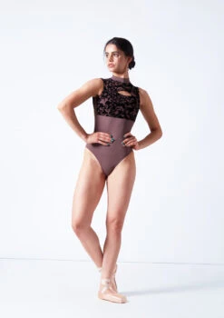 Intermezzo Bella Flocked Keyhole Leotard 11 Intermezzo Bella Flocked Keyhole Leotard -Dance Clothing Store it31637 coffee front 2 92030.1687562162