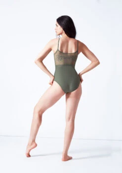 Intermezzo Beberly Camisole Embroidered Leotard -Dance Clothing Store it31642 green back 2 16679.1687821470