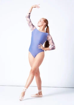 Intermezzo Catalina 3/4 Sleeve Leotard 14 Intermezzo Catalina 3/4 Sleeve Leotard -Dance Clothing Store it31653 blue front 2 61543.1697239953