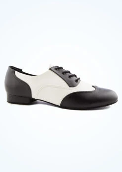 So Danca Kaya Practice Ballroom Shoe 1" -Dance Clothing Store jz97 blkwht main 1t 84514.1698449107