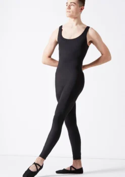 Move Dance Mens Oliver Unitard -Dance Clothing Store moc0256 black front t 78169.1695432185