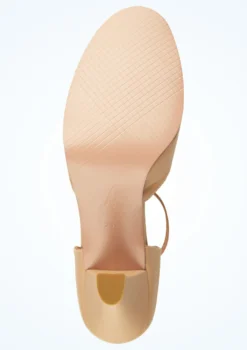 Move Dance Erika T-Bar Character Shoe 3" - Nude -Dance Clothing Store mok0026 tan bottom 1 63398.1678928570