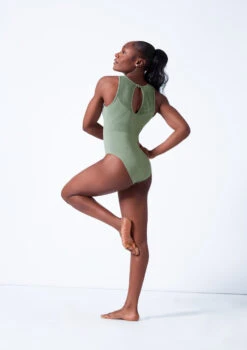 Move Dance Enola Seamless Leotard -Dance Clothing Store mol0505 sage back 71564.1682378316