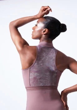 Move Dance Chintana Zip Leotard -Dance Clothing Store mol0664 orchid pink close up back 10808.1683070080