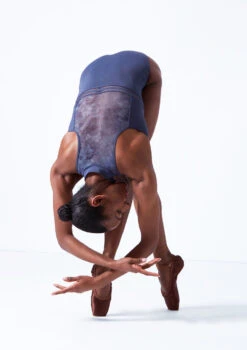 Move Dance Chintana Zip Leotard -Dance Clothing Store mol0664 petrol blue back 2 96305.1683070080